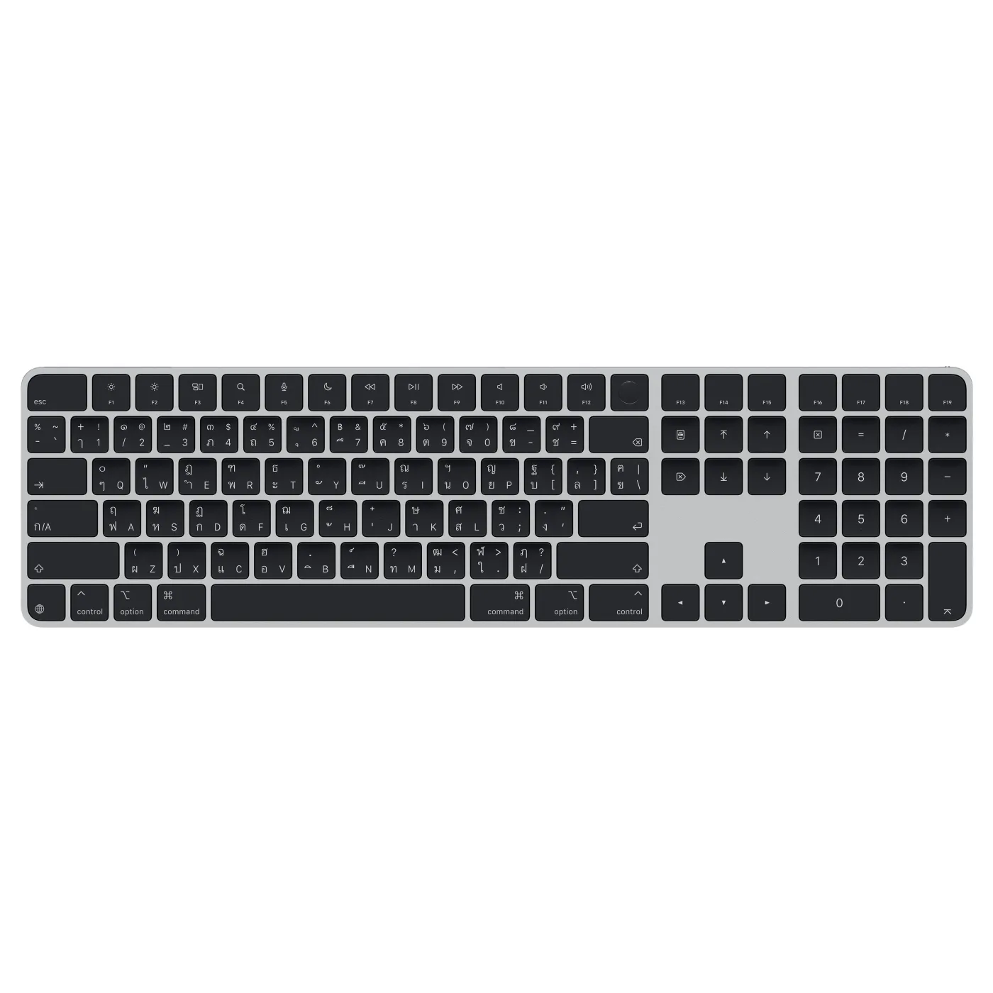 Magic Keyboard (USB-C) with Touch ID and Numeric Keypad (2024)